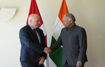 H.E. Mr. Sanjay Verma, Secretary (West), MEA, India met H.E. Mr. Søren Gade, Speaker of the Danish Parliament